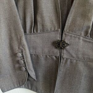 Unique Suit Jacket with Gold Sparks